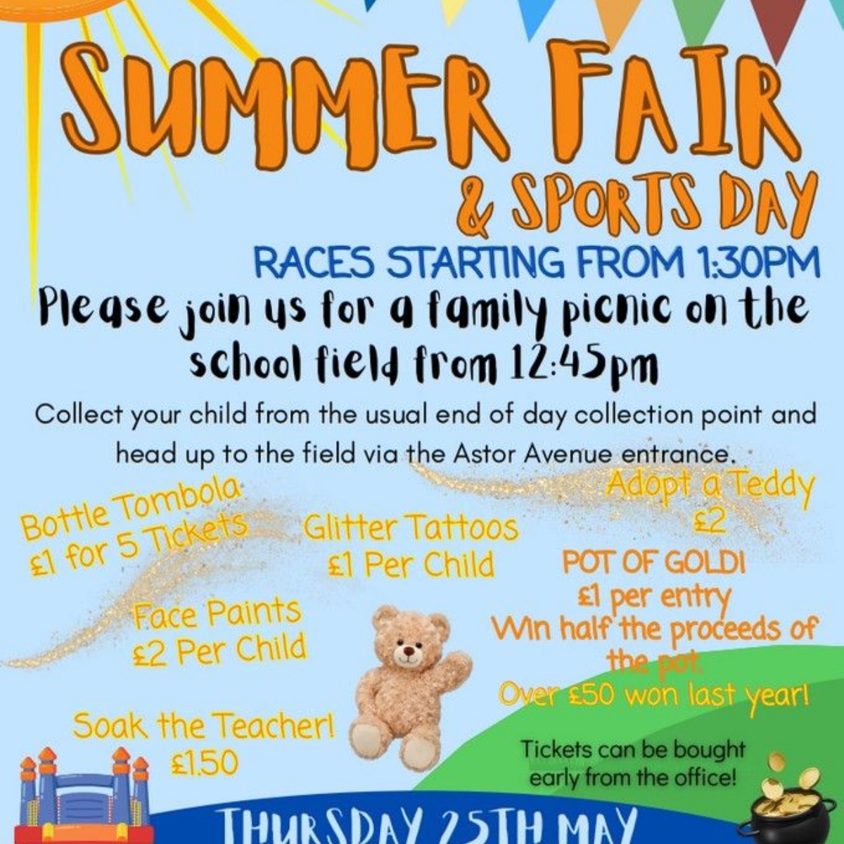 Priory Fields School Summer Fair Sports Day 25th May